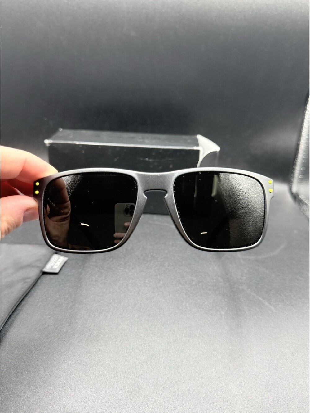 Oakley Holbrook Steel/Dark Grey Lenses OO9102-38